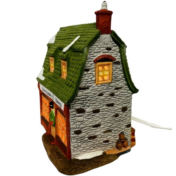 Dept 56 White Horse Bakery Dickens Village VTG 1988 Heritage Collection Cord Box - Picture 6 of 15